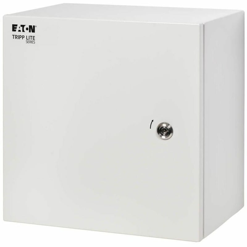 Tripp Lite by Eaton SmartRack Outdoor Industrial Enclosure with Lock - NEMA 4, Surface Mount, Metal Construction, 14 x 14 x 10 in., Gray - Thumbnail 2