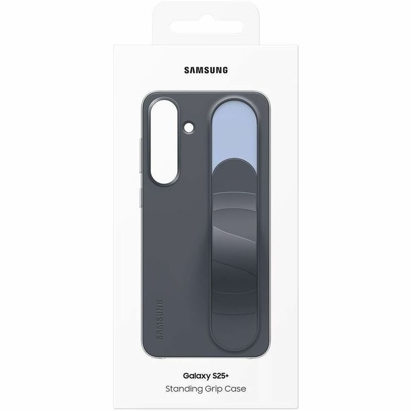 Samsung Galaxy S25+ Standing Grip Case, Gray - Thumbnail 4