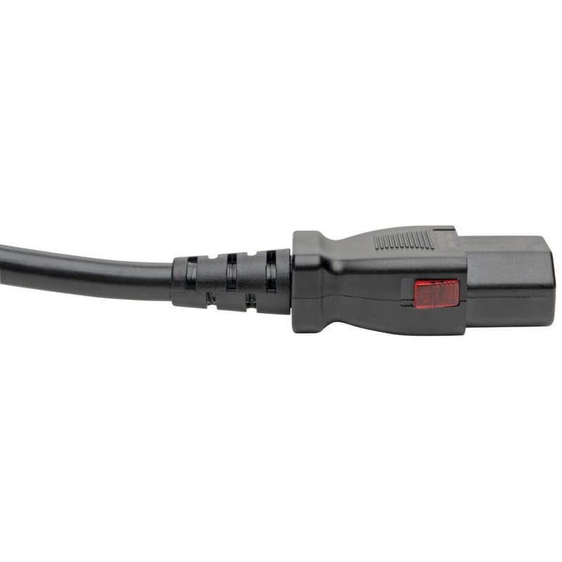Eaton Tripp Lite Series Power Extension Cord, Locking C13 to C14 PDU Style - 10A, 250V, 18 AWG, 2 ft. (0.61 m) - Thumbnail 3