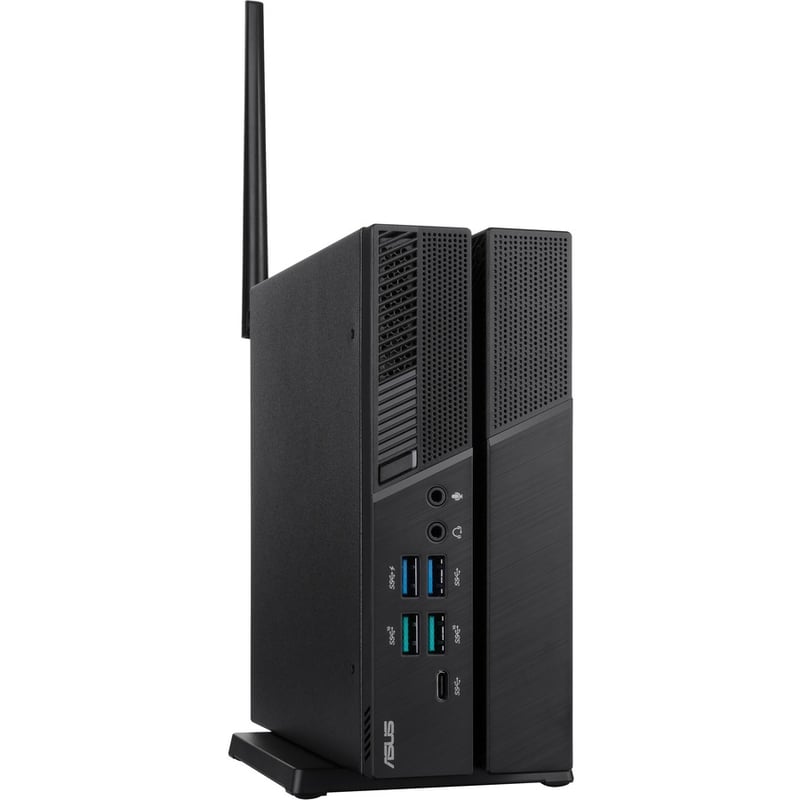 Asus miniPC PB60-B5641MD Desktop Computer - Intel Core i5 9th Gen i5-9500T Hexa-core (6 Core) 2.20 GHz - 8 GB RAM DDR4 SDRAM - 256 GB M.2 PCI Express NVMe SSD - Mini PC - Black