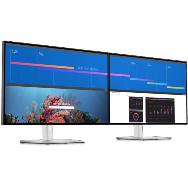 Dell UltraSharp U2723QE 27" Class 4K UHD LCD Monitor - 16:9 - Black, Silver - Thumbnail 3