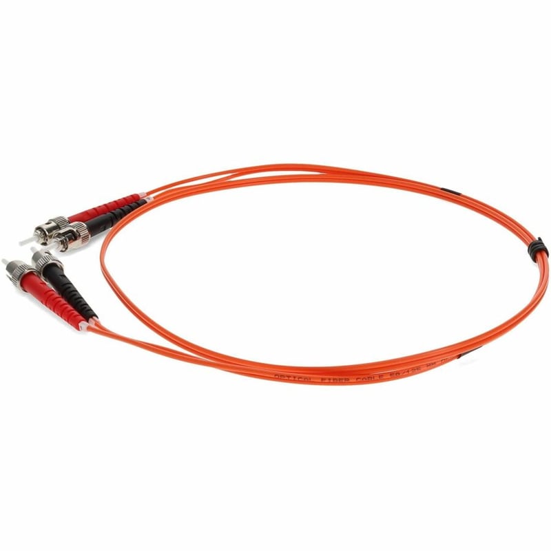 AddOn 3m ST to ST Orange OM2 Duplex OFNR (Riser-Rated) TAA Fiber Patch Cable - Thumbnail 2