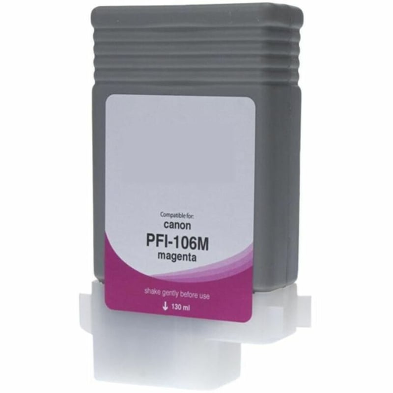 WF Non-OEM New Magenta Wide Format Ink Cartridge for Canon PFI-106 (6623B001AA) - Thumbnail 1