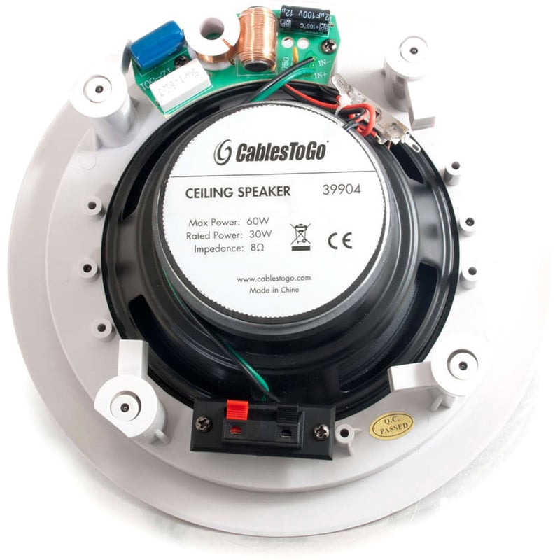 6IN CEILING SPEAKER 8OHM WHITE - Thumbnail 3