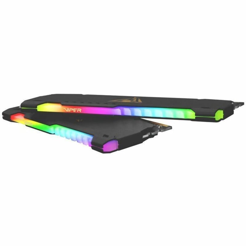 PATRIOT V4S RGB 32GB 3200MT/S CL16 VIPER STEEL RGB BLACK HS KIT - Thumbnail 1