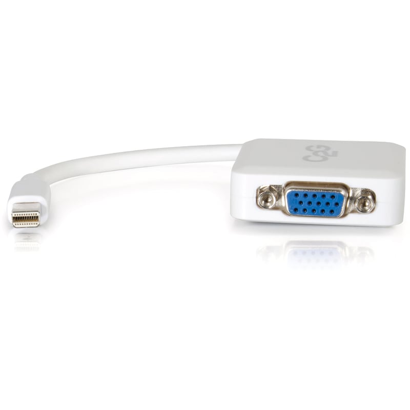 8IN MINI DISPLAYPORT TO VGA M/F WHT ADAP - Thumbnail 2