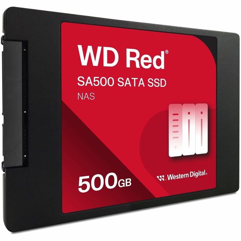 Western Digital Red WDS500G1R0A 500 GB Solid State Drive - 2.5" Internal - SATA (SATA/600) - Thumbnail 2