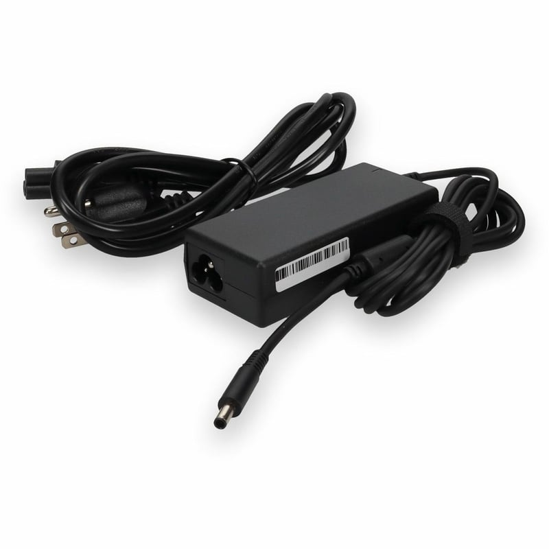 Dell JHJX0 Compatible 45W 19.5V at 2.31A Black 7.4 mm x 5.0 mm Laptop Power Adapter and Cable - Thumbnail 1