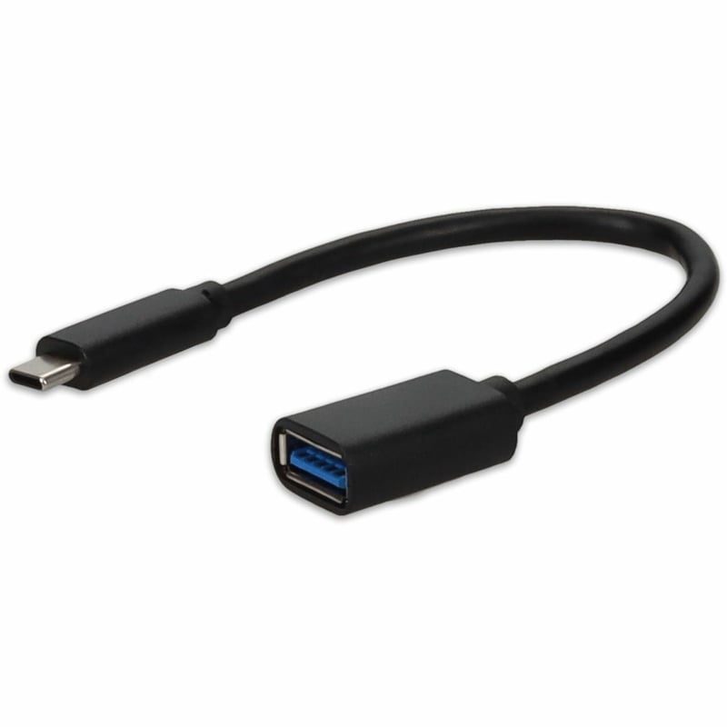 AddOn 5-Pack of USB 3.1 (C) Male to USB 3.0 (A) Male Black Adapters - Thumbnail 1