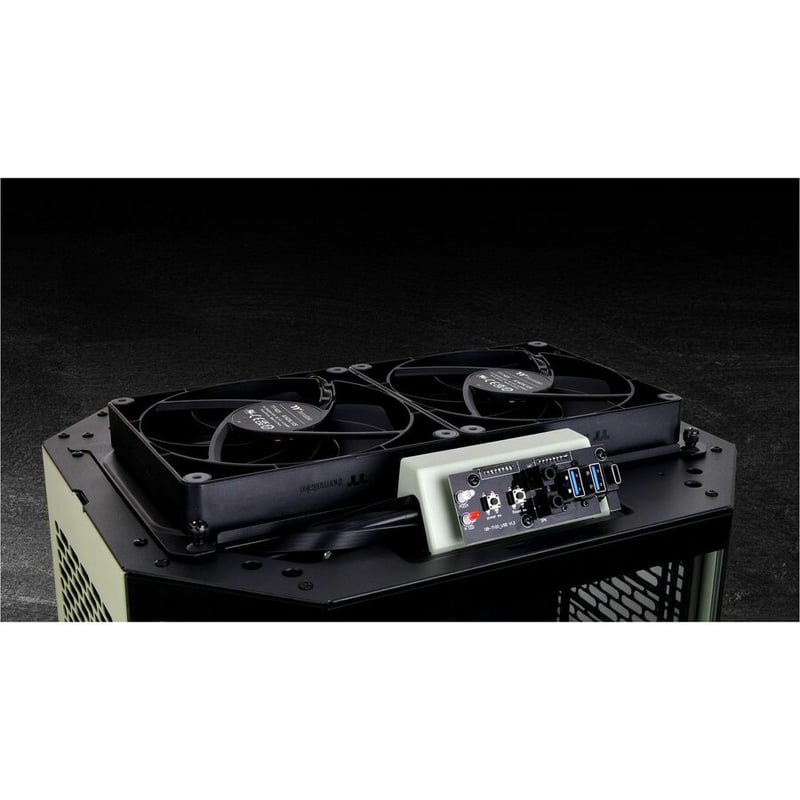 Thermaltake The Tower 300 Matcha Green Micro Tower Chassis - Thumbnail 5