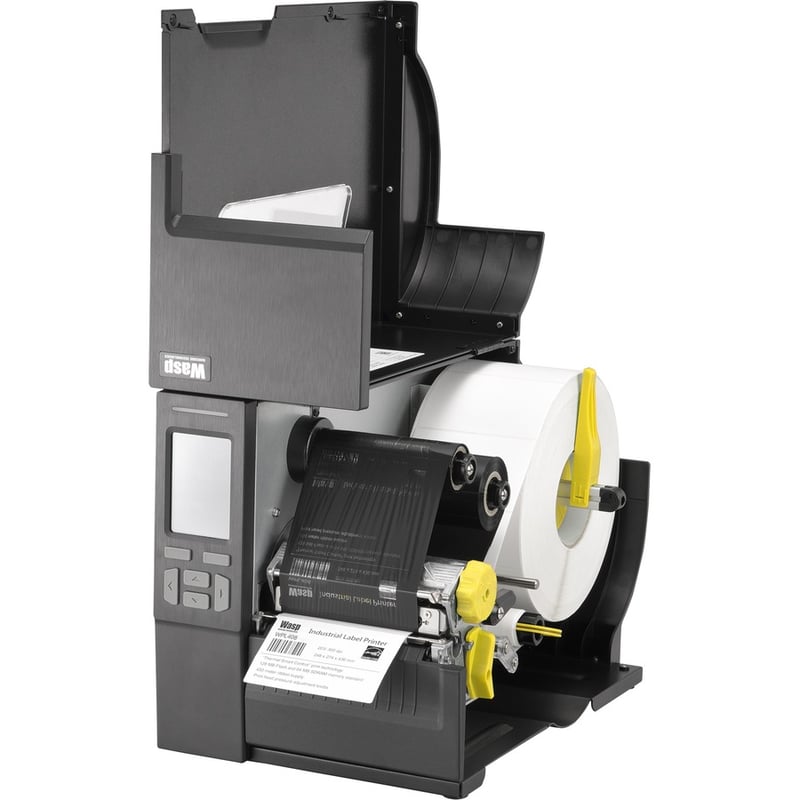 Wasp WPL408 Industrial Direct Thermal/Thermal Transfer Printer - Label Print - USB - Serial - Thumbnail 2