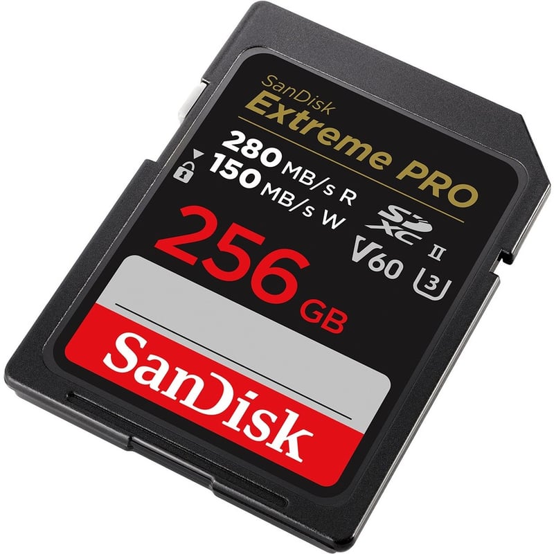 SanDisk Extreme PRO 256 GB UHS-II V60 SDXC - Thumbnail 2