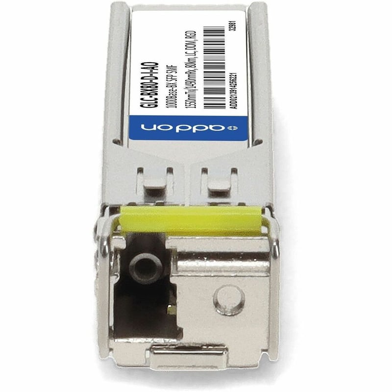 AddOn Cisco GLC-BX80-D-I Compatible TAA Compliant 1000Base-BX SFP Transceiver (SMF, 1550nmTx/1490nmRx, 80km, LC, DOM, Rugged)