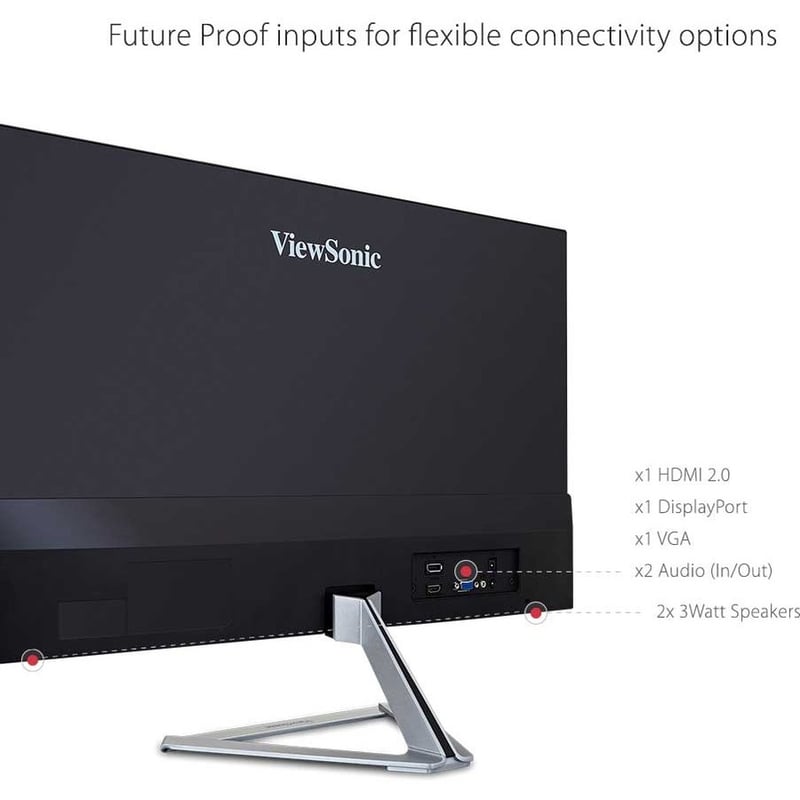 ViewSonic VX2776-SMHD 27 Inch 1080p Widescreen IPS Monitor with Ultra-Thin Bezels, HDMI and DisplayPort