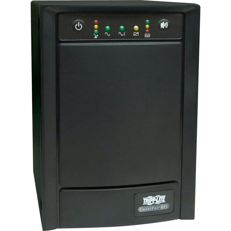 Tripp Lite by Eaton UPS SmartPro 120V 1.5kVA 900W Line-Interactive Sine Wave UPS Tower Network Card Options USB DB9 8 Outlets - Thumbnail 1