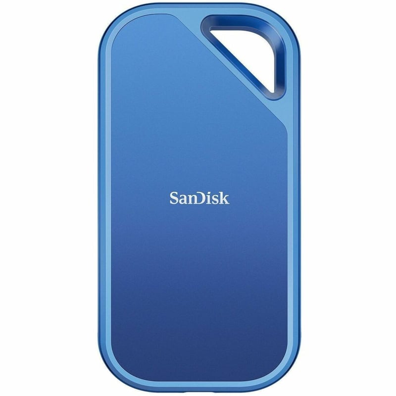 SanDisk Creator Pro SDSSDE81C-2T00-G25 2 TB Portable Solid State Drive - External - PCI Express NVMe - Blue - Thumbnail 1