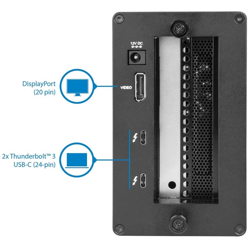 StarTech.com Thunderbolt 3 to M.2 adapter - External PCI Express Enclosure - Chassis plus card - Thumbnail 4
