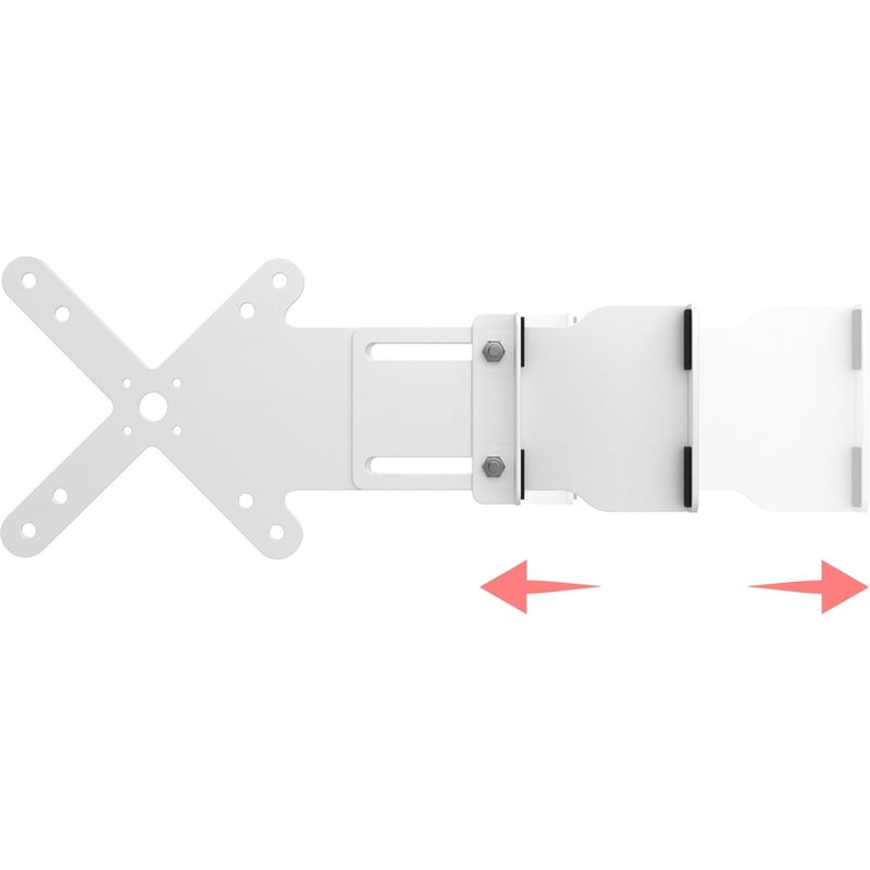 CTA Digital Adjustable Card Reader Holder with VESA Plate (White) - Thumbnail 5