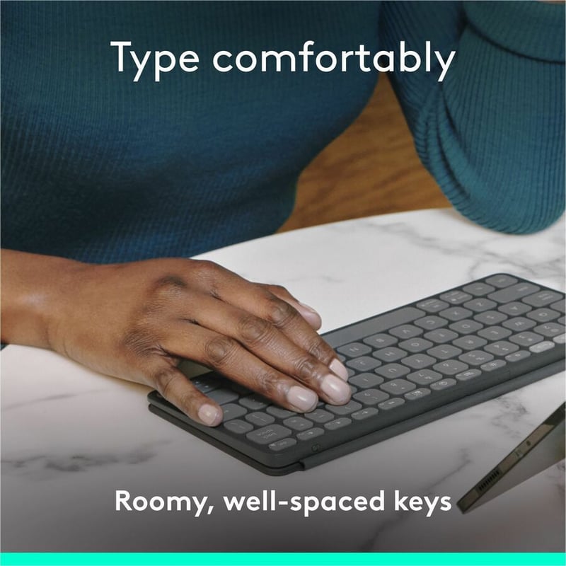 KEYS-TO-GO ULTRA-PORTABLE KEYBO WITH COVER GRAPHITE UNIVERSAL - Thumbnail 4