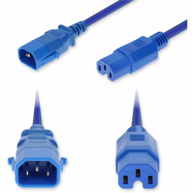 5FT C14 C15 P-LK HI-TP BE PR CB 14 AWG 250V AT 15A PVC SJT