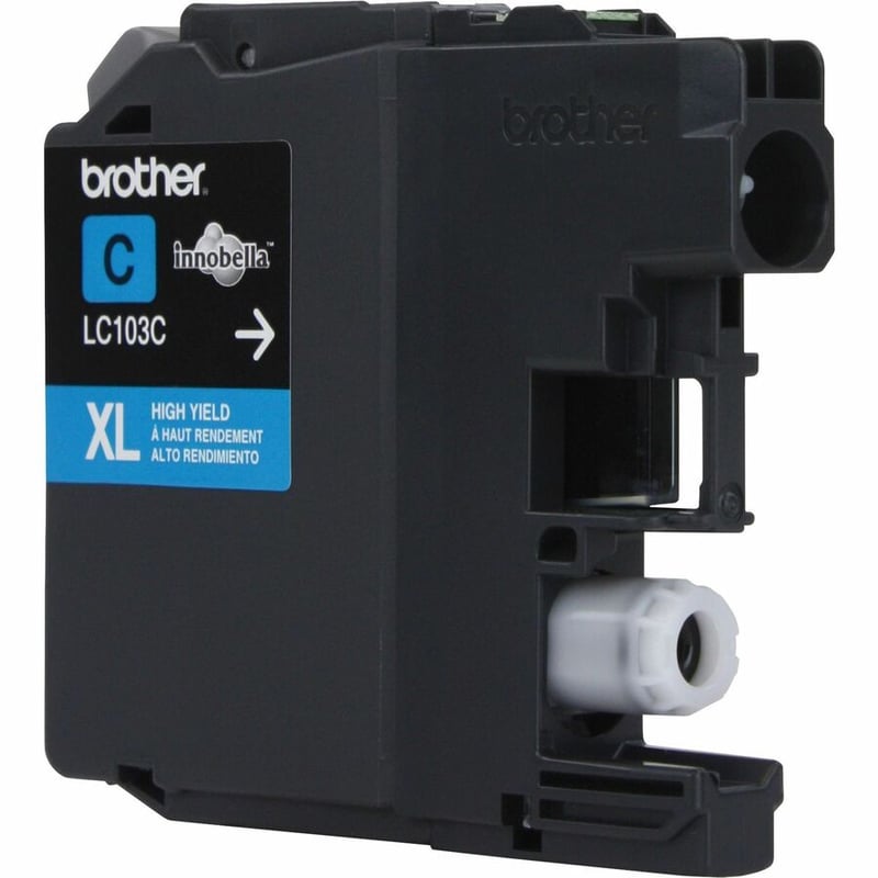 Brother Genuine Innobella LC103C High Yield Cyan Ink Cartridge - Thumbnail 4