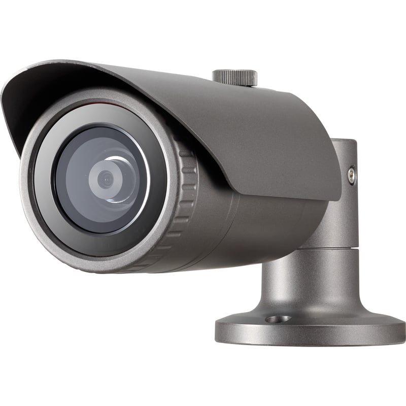 Wisenet QNO-6022R 2 Megapixel Outdoor HD Network Camera - Color - Bullet - Dark Gray - Thumbnail 1