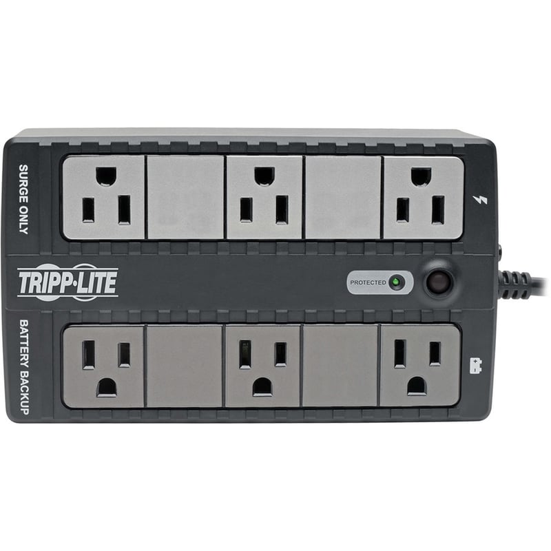 Tripp Lite by Eaton UPS 350VA 210W Standby UPS - 6 NEMA 5-15R Outlets 120V 50/60 Hz USB 5-15P Plug Desktop/Wall Mount - Thumbnail 3
