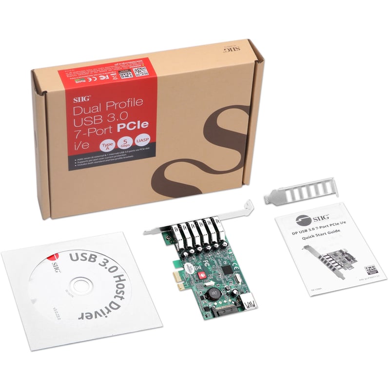 SIIG DP USB 3.0 7-Port PCIe i/e - Thumbnail 2