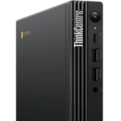 Lenovo ThinkCentre M60q 12C6000AUS Chromebox - Intel Core i3 12th Gen i3-1215U Hexa-core (6 Core) 1.20 GHz - 32 GB RAM DDR4 SDRAM - 256 GB M.2 PCI Express NVMe 4.0 x4 SSD - Tiny - Black - Thumbnail 3