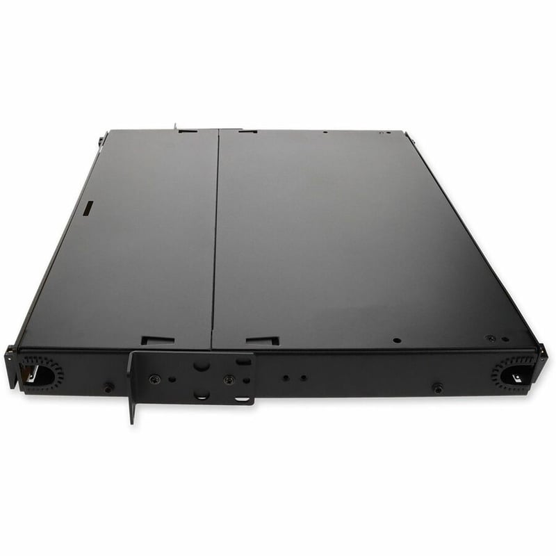 AddOn 19-inch Slide-Out Patch Panel 1U Chassis with 3 Open Cassette Bays - Thumbnail 2