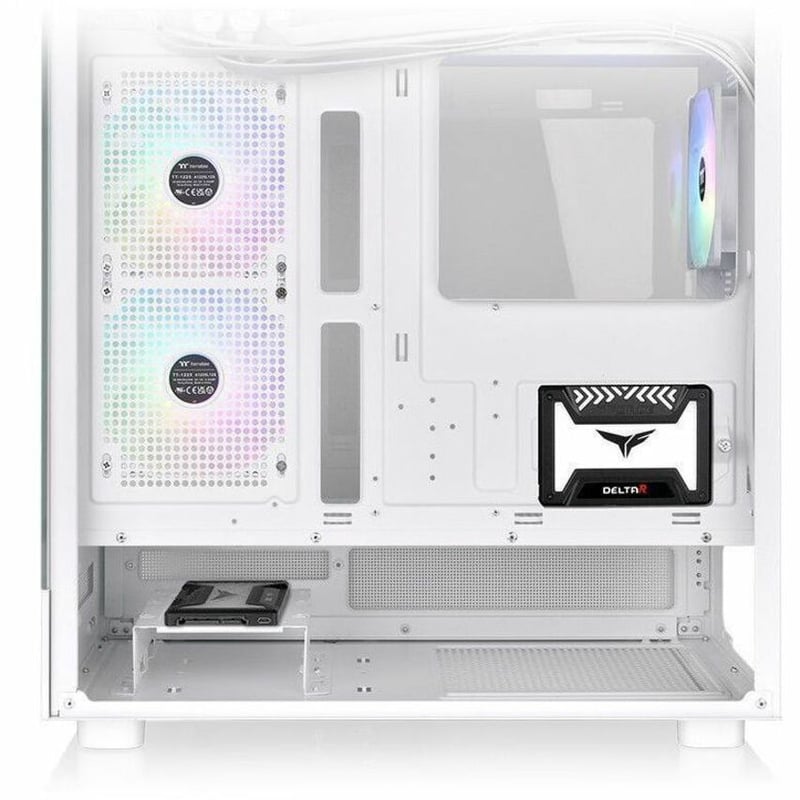 Thermaltake View 270 Plus TG ARGB Snow Mid Tower Chassis - Thumbnail 3