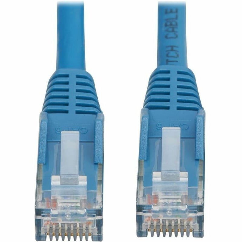 Eaton Tripp Lite Series Cat6 Gigabit Snagless Molded UTP Ethernet Cable (RJ45 M/M), PoE, LSZH, Blue, 10 m (32.8 ft.) - Thumbnail 2