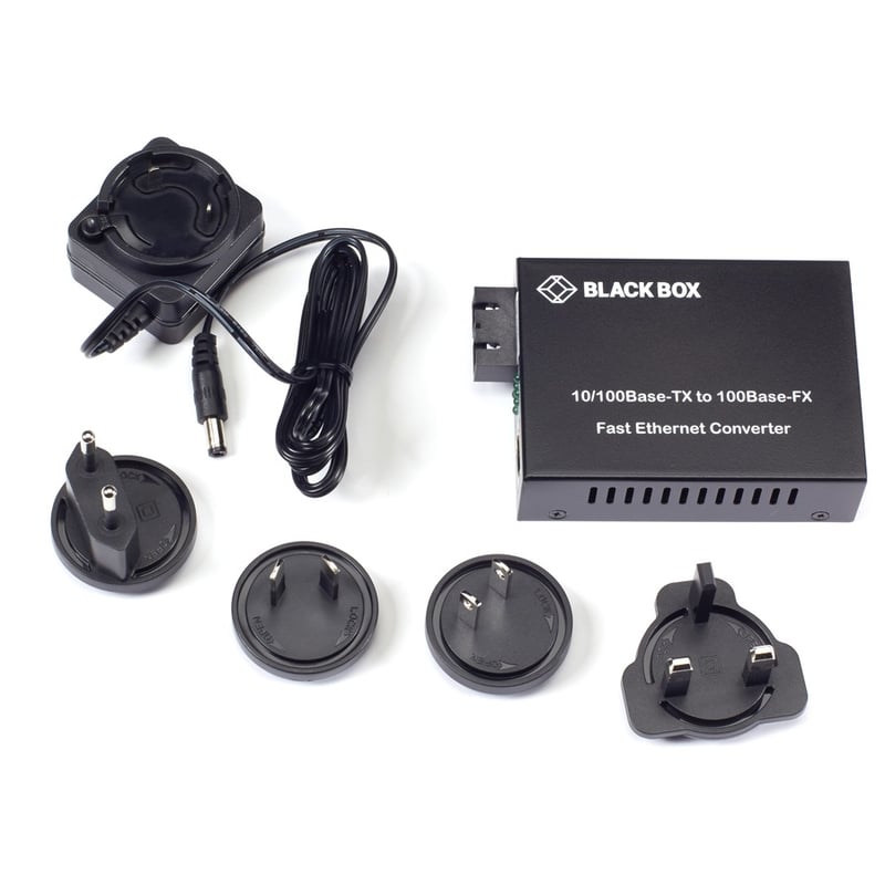 Black Box Pure Networking Fast Ethernet (100-Mbps) Media Converter - Thumbnail 4