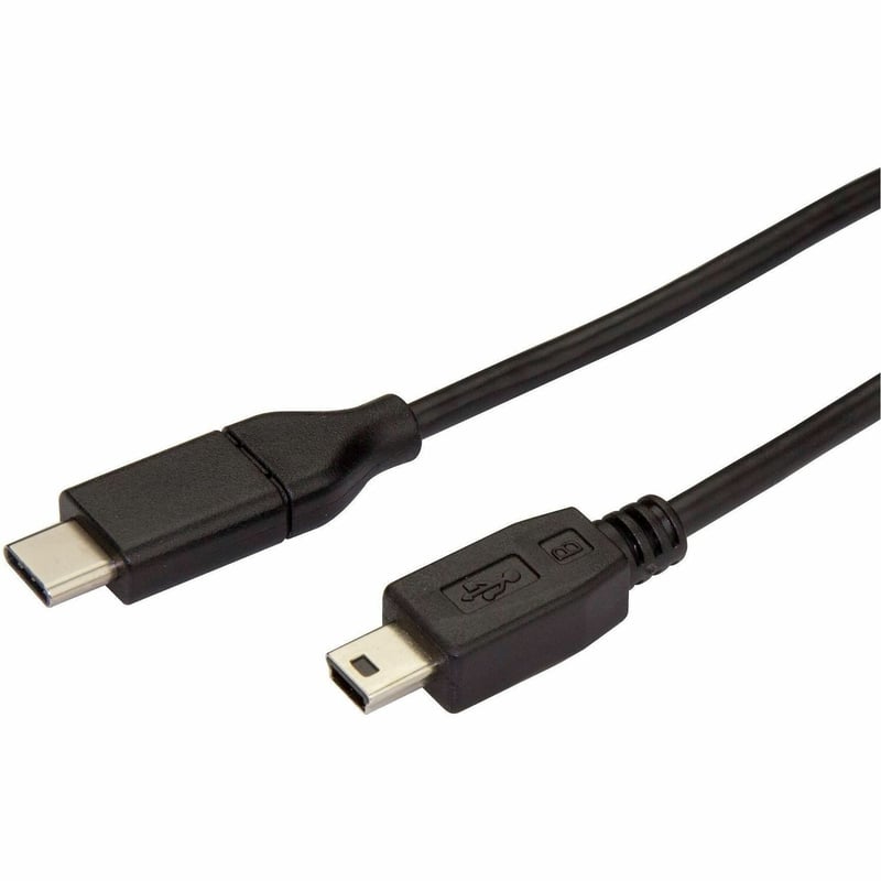 StarTech.com 2m 6 ft USB C to Mini USB Cable - M/M - USB 2.0 - USB C to USB Mini - USB Type C to Mini USB - Mini USB to USB C Cable - Thumbnail 1