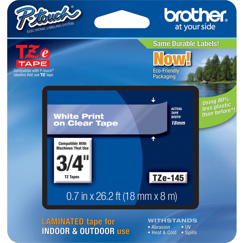 Brother P-Touch TZe Laminated Tape - Thumbnail 1