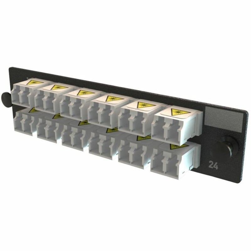 ADPT PANEL OFP 12 KEYED LC DX 24F WHITE MOQ 1