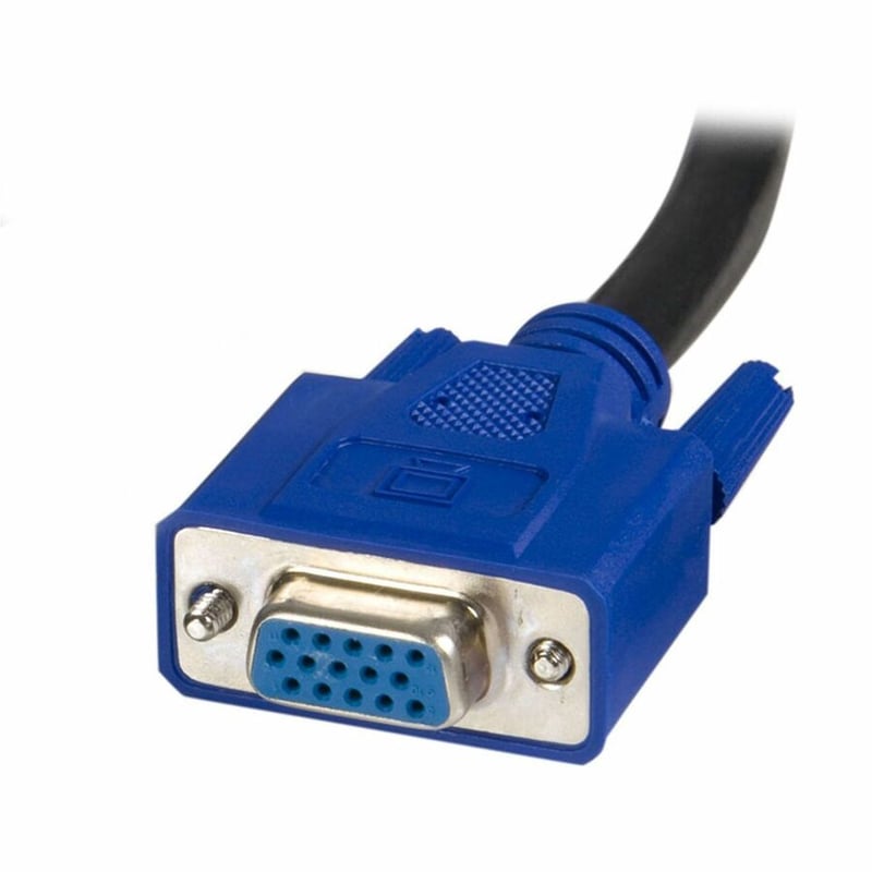 StarTech.com 15 ft 2-in-1 Universal USB KVM Cable - KVM Cable - 15 ft - 1 x Type B, 1 x D-Sub (HD-15), 1 x Type A, 1 x D-Sub (HD-15) - KVM Switch Cable External - Thumbnail 4