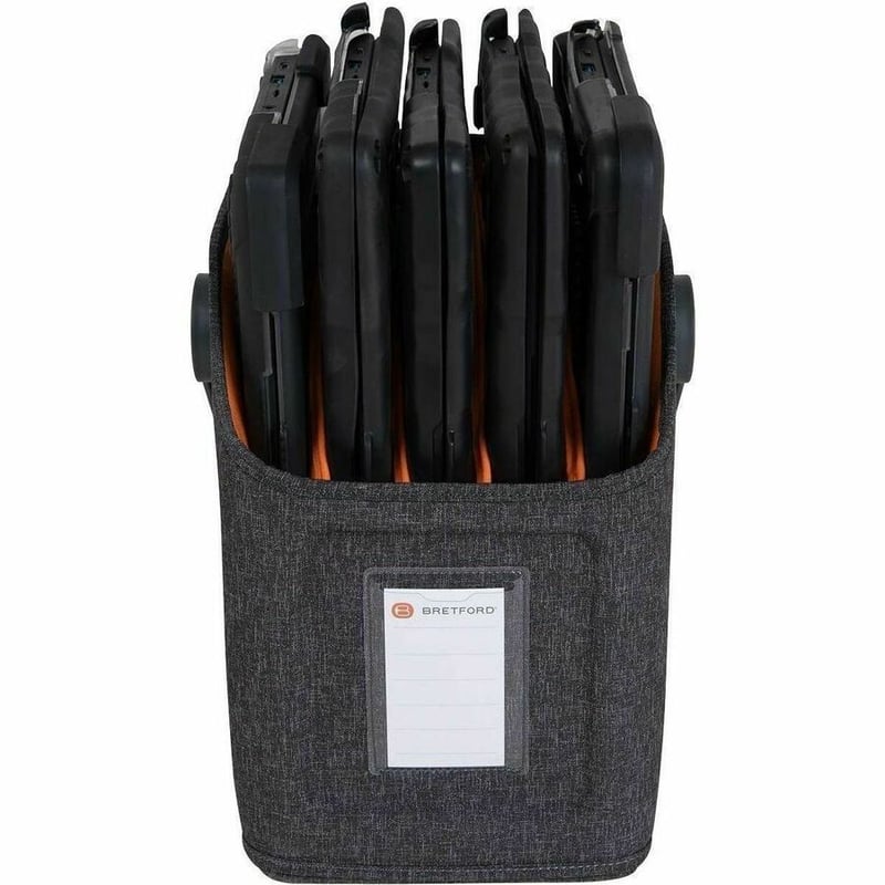 Bretford CUBE Toploader Cart with Caddies 30 Bay Charging Cart