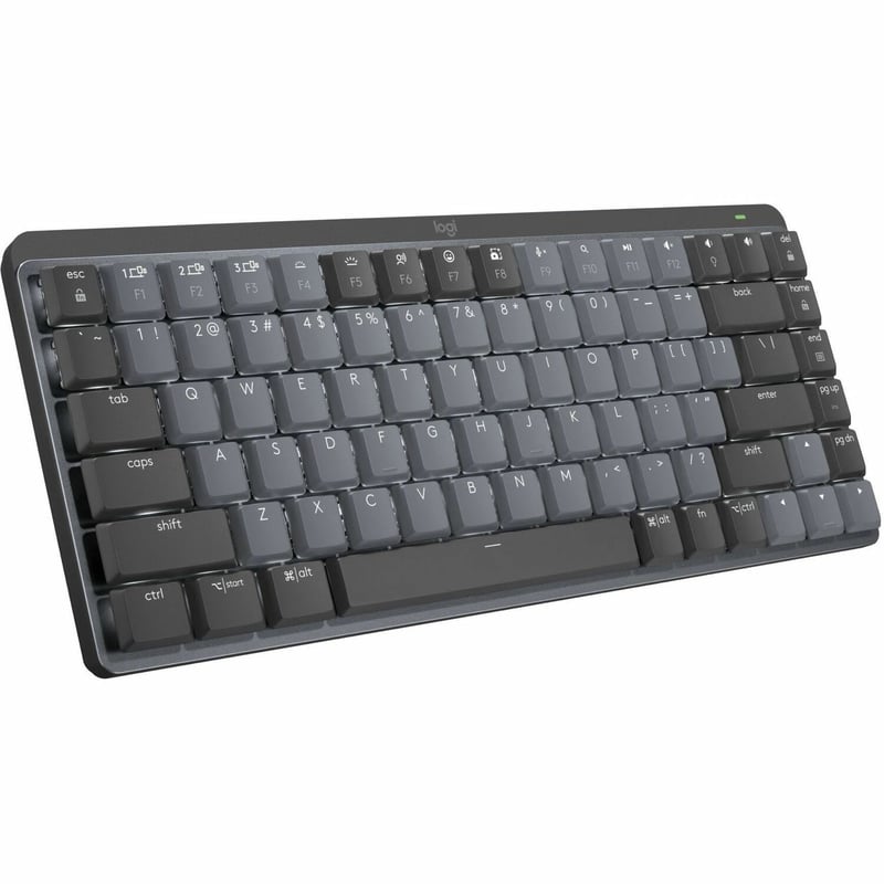 Logitech MX Mechanical Mini Minimalist Wireless Illuminated Keyboard (Clicky) (Graphite) - Thumbnail 1