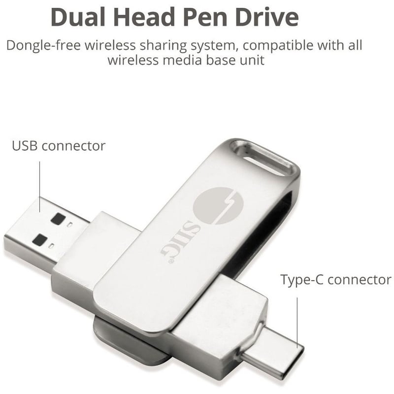 4K Dual View Wireless Media Presentation Switch Gateway - For Meetings & Boardroom Presentation - Thumbnail 2