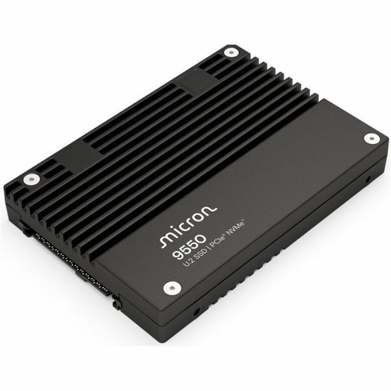 MICRON 9550 MAX 6400GB NVME U.2 (15MM) ENTERPRISE SSD SINGLE PACK - Thumbnail 1