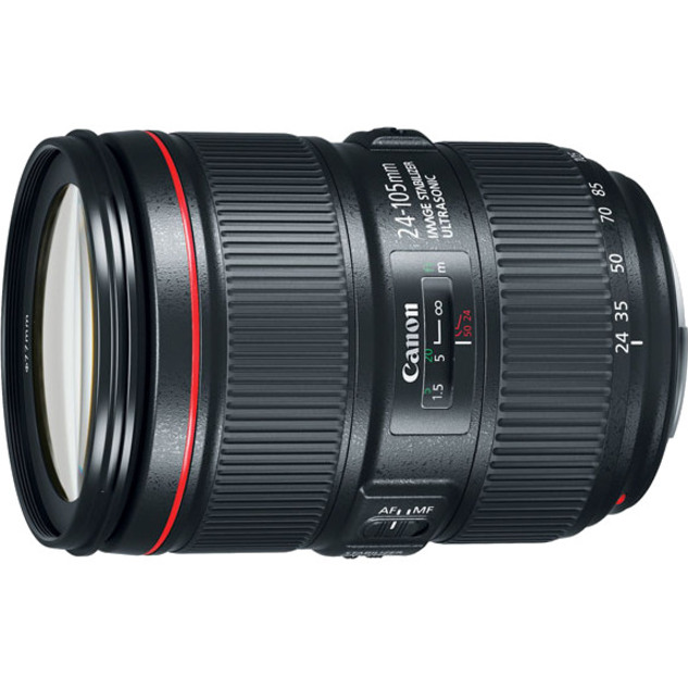 Canon - 24 mm to 105 mmf/4 - Zoom Lens for Canon EF - Thumbnail 2