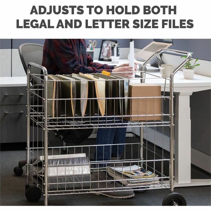 Fellowes Mail Cart - Thumbnail 5