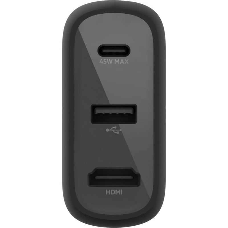Belkin 45W PD Charger Compatible with Compact Docking Station for Travel with PD Charging, HDMI Adapter for 4K USB-C - Thumbnail 2