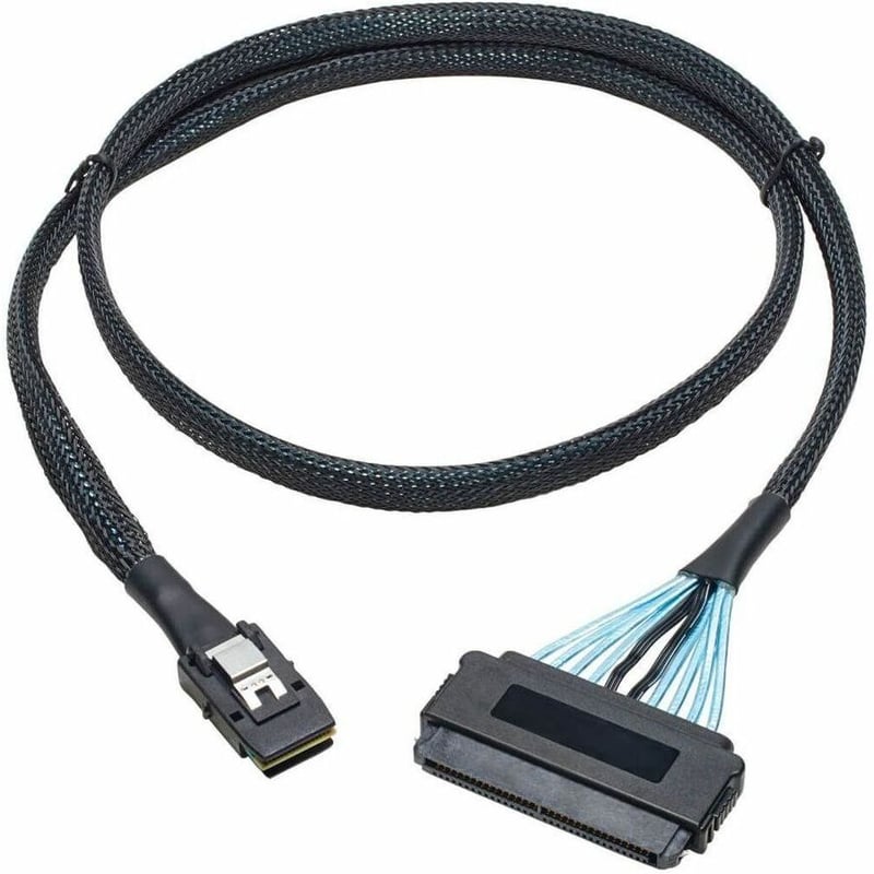 Eaton Tripp Lite Series Internal SAS Cable, mini-SAS (SFF-8087) to 4-in-1 32pin (SFF-8484), 3-ft (0.91 m) - Thumbnail 2