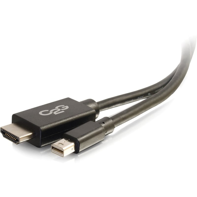 C2G 10ft Mini DisplayPort to HDMI Cable - Mini DP to HDMI Adapter Cable - M/M - Thumbnail 1