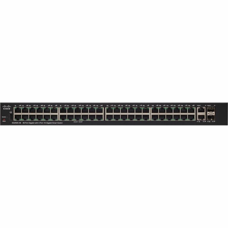 SG250X-48 48-PRTGBSMRTSWITCHW/10GUPLINKS REMANUFACTURED - Thumbnail 2
