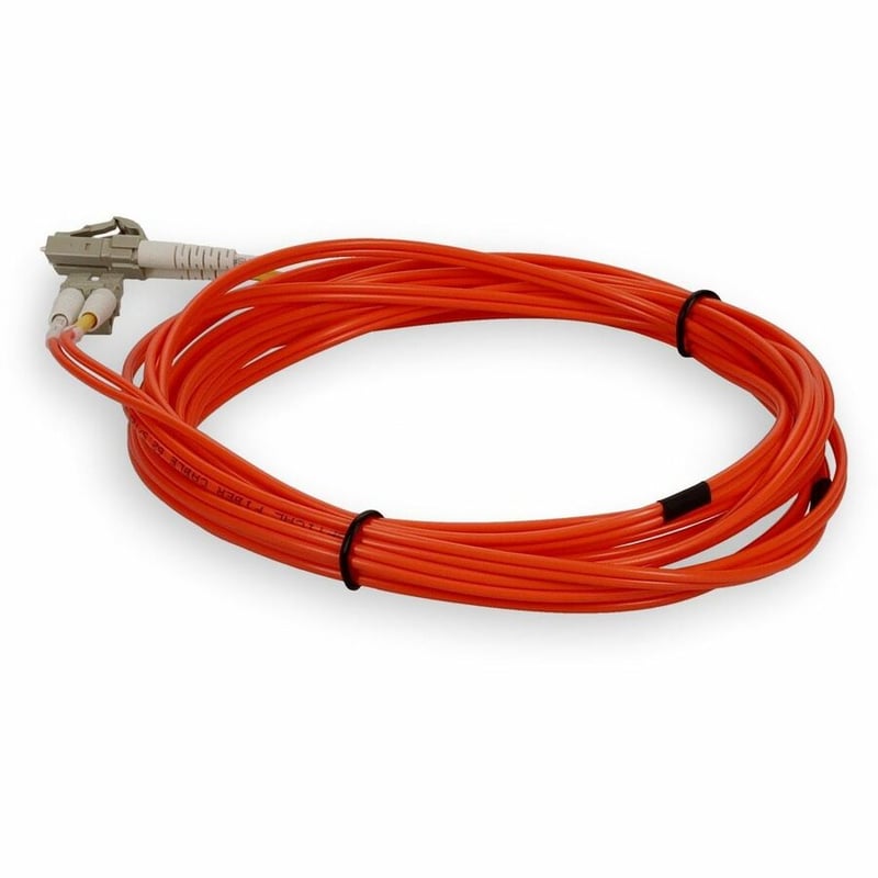 AddOn 5m LC (Male) to LC (Male) Orange OM1 Duplex Fiber OFNR (Riser-Rated) Patch Cable - Thumbnail 3