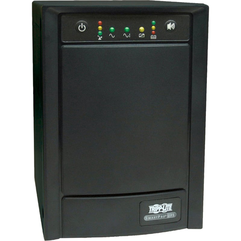 Tripp Lite by Eaton UPS SmartPro 120V 750VA 500W Line-Interactive Sine Wave UPS Tower Network Card Options USB DB9 Serial - Thumbnail 3