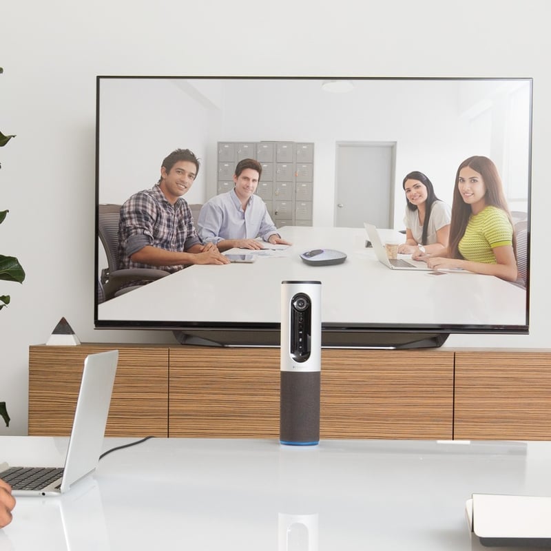 Logitech ConferenceCam Connect Video Conferencing Camera - Silver - USB - 1 Pack(s) - Thumbnail 5